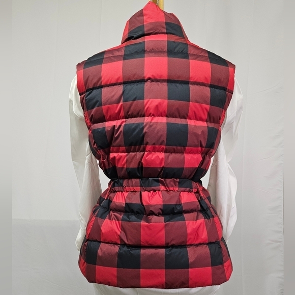Lauren Ralph Lauren Black Label Buffalo Check Vest in Red and Black Sz 4 NWT - Picture 6 of 15